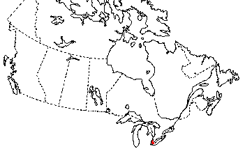 Map of Smallmouth Salamander in Canada
