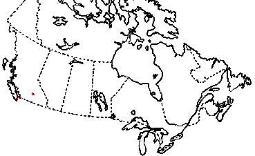 Map of Sharptail Snake in Canada