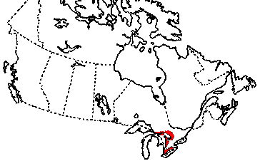 Map of Fox Snake in Canada