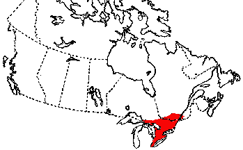 Map of Northern Water Snake in Canada