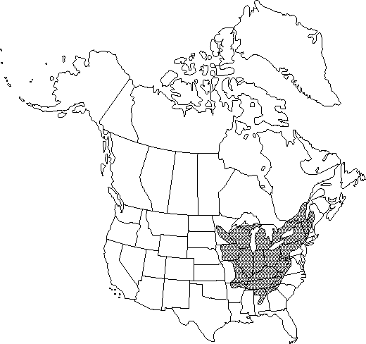 Map of Sharp-lobed hepatica in Canada