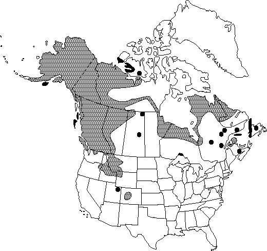 Map of Northern anemone, small-flowered anemone in Canada