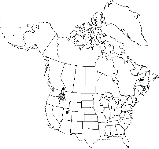 Map of Piper's anemone in Canada