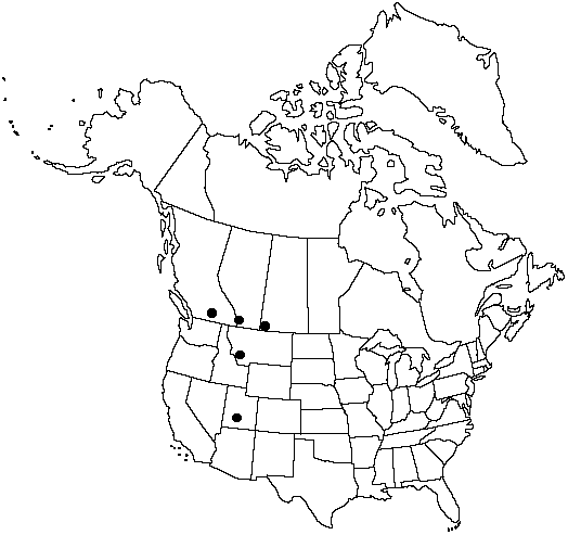 Map of Paradox moonwort in Canada