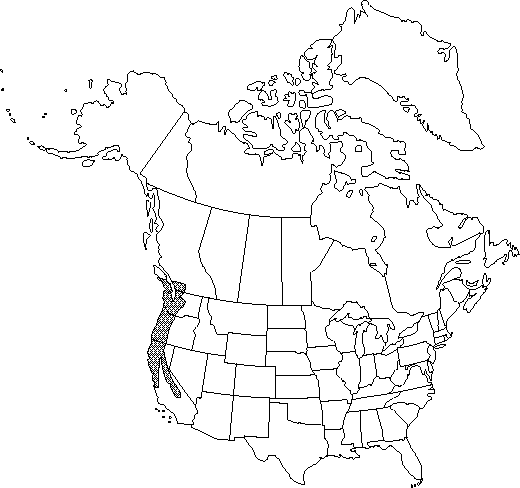 Map of <i>Dicentra formosa formosa </i> in Canada