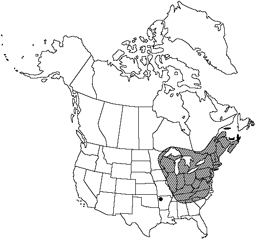 Map of Southern running-pine in Canada