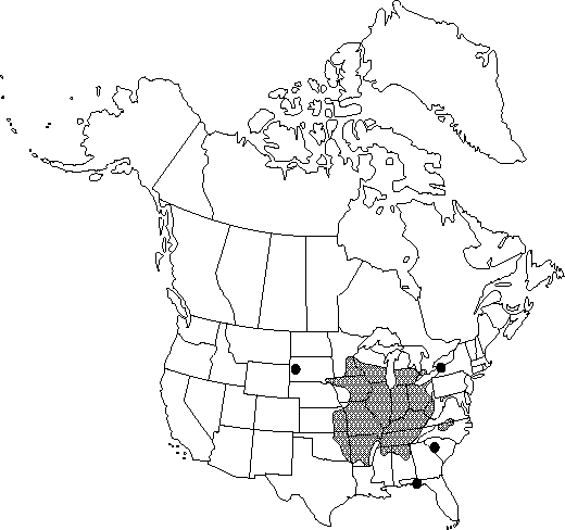 Map of <i>Enemion biternatum</i> in Canada