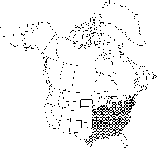 Map of Fumitory in Canada