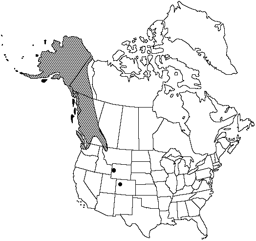 Map of Alpine fir-moss in Canada