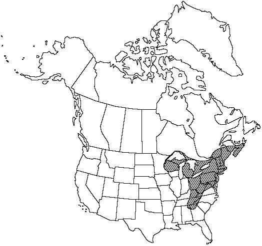 Map of Flat-branched tree club-moss in Canada