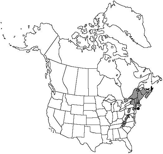 Map of Red spruce in Canada
