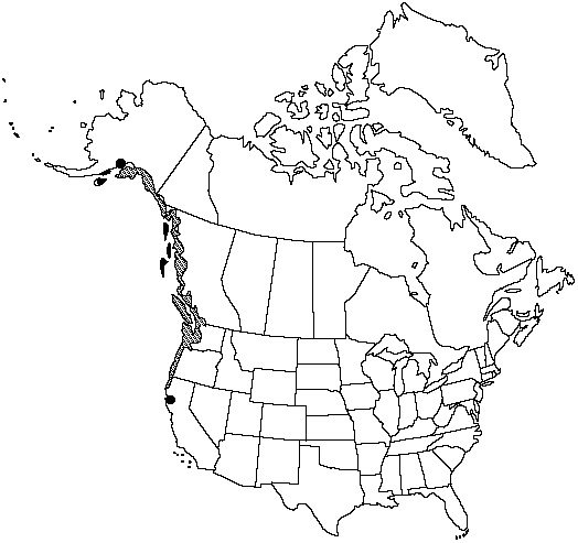 Map of Sitka spruce in Canada