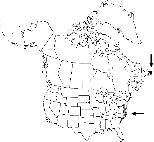 Map of <i>Ranunculus hederaceus</i> in Canada