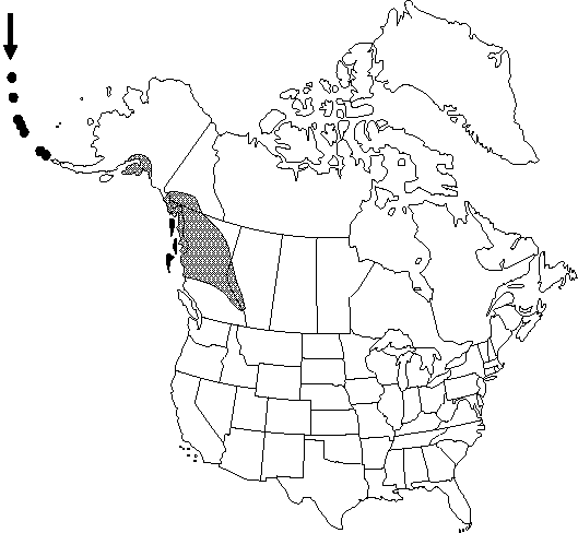 Map of <i>Ranunculus occidentalis brevistylis</i> in Canada
