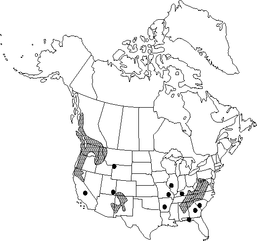 Map of False bugbane, tassel-rue in Canada