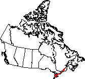 Map of the Mixedwood Plains ecozone