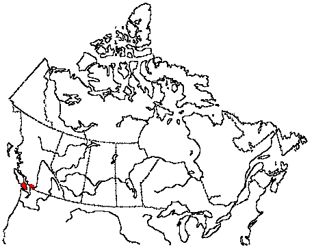 Map of Mountain Quail in Canada