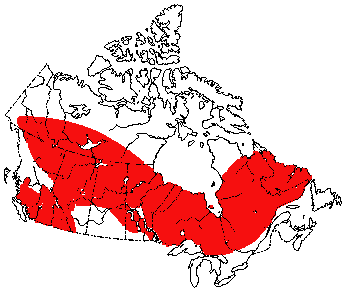 Map of Heather Vole in Canada