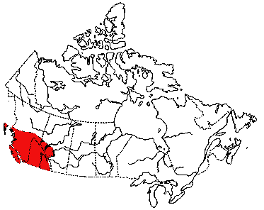 Map of Western Floater in Canada