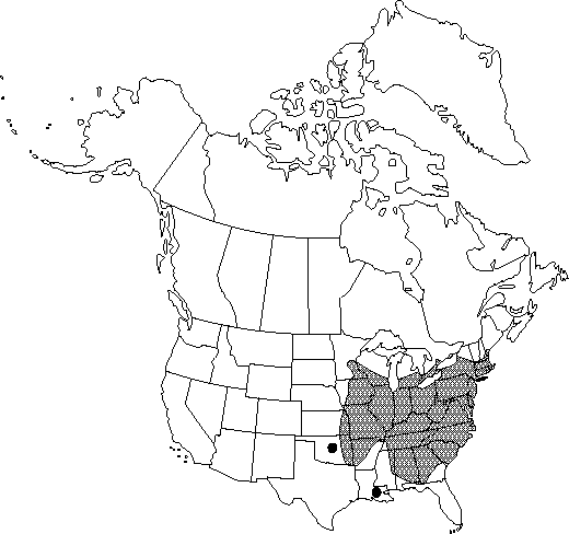 Map of Rue-anemone, windflower in Canada